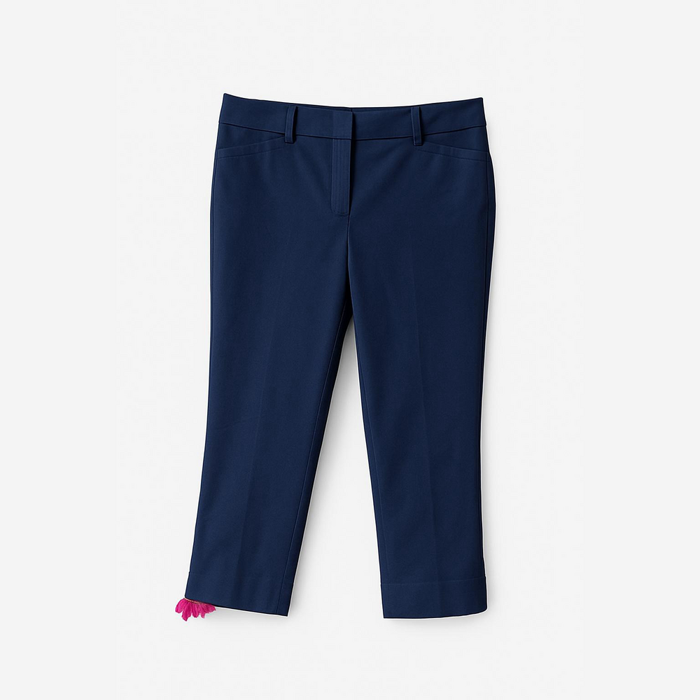 Loft Navy blue Marisa pants size 14